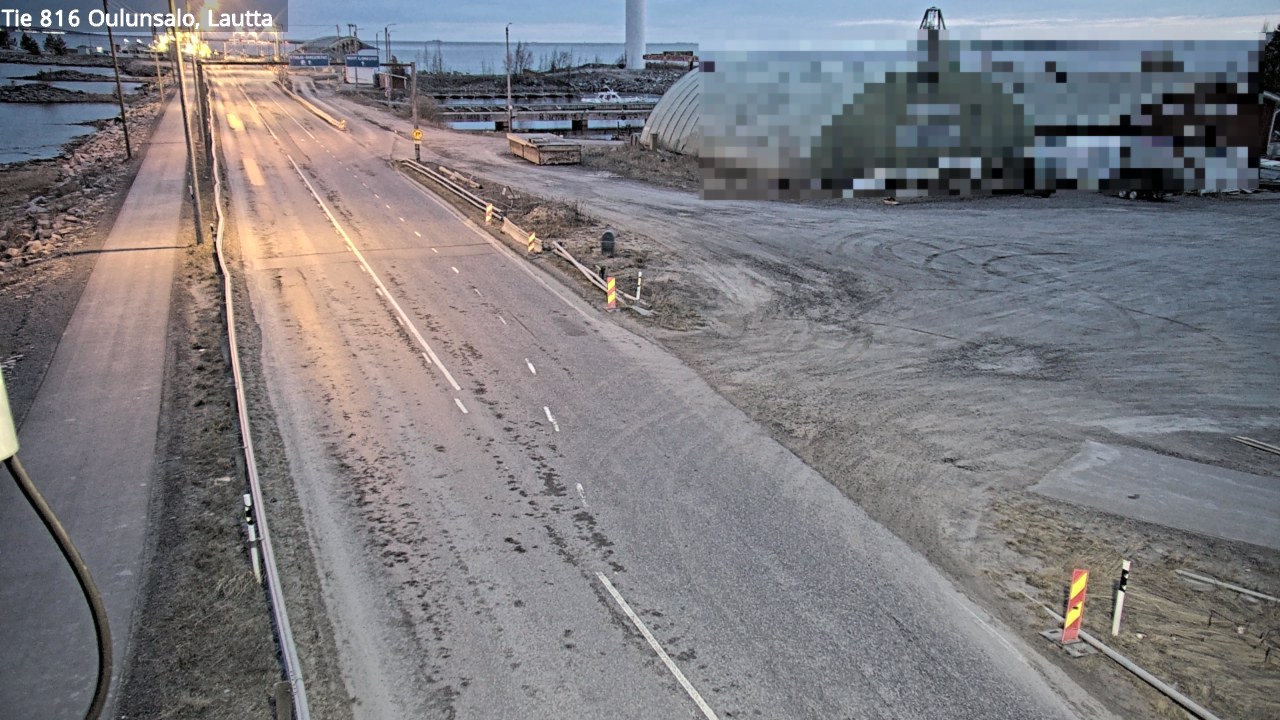 Weather Camera Image Road 816 Oulunsalo, Oulu, Pohjois-Pohjanmaa