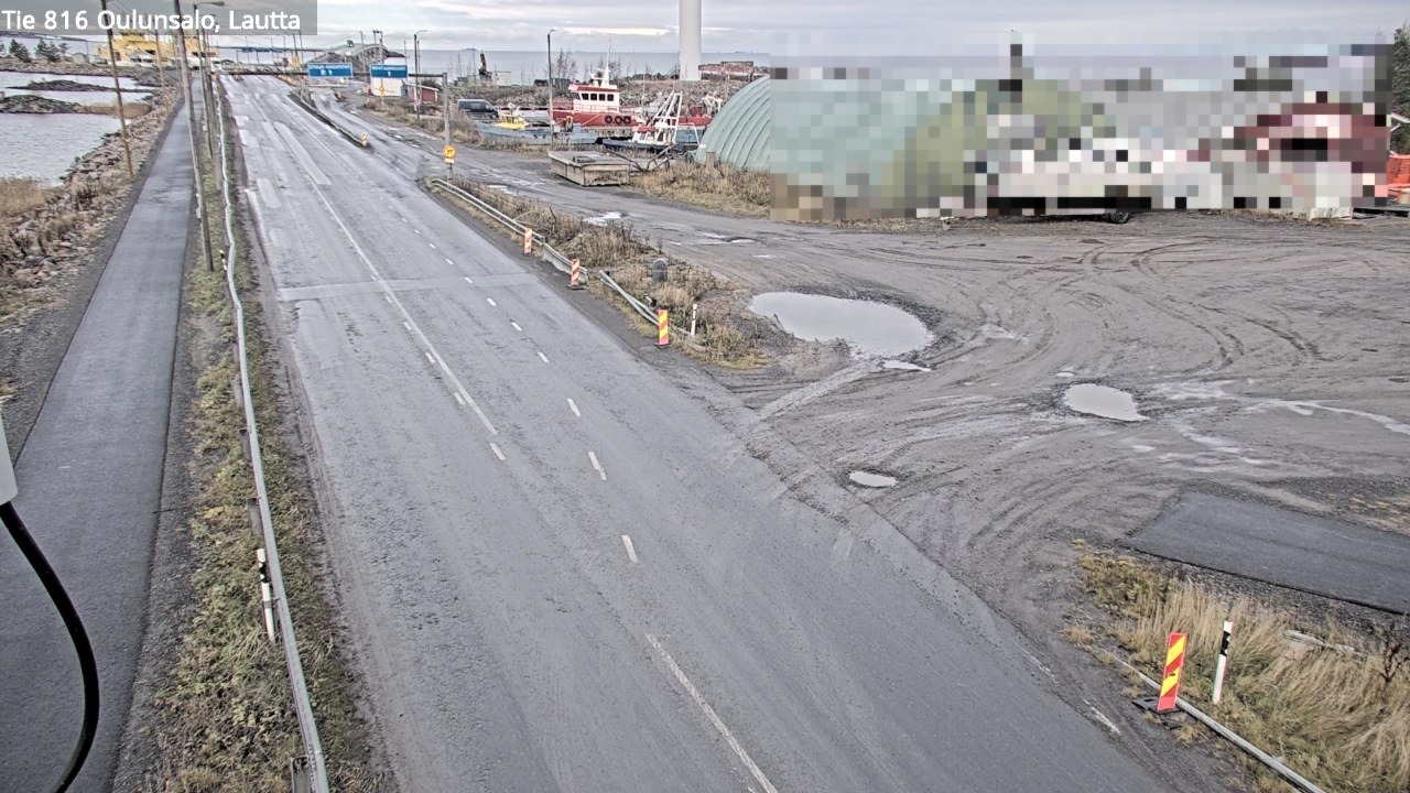 Kelikamerat Kuva Tie 816 Oulunsalo, lauttaranta, Oulu, Pohjois-Pohjanmaa