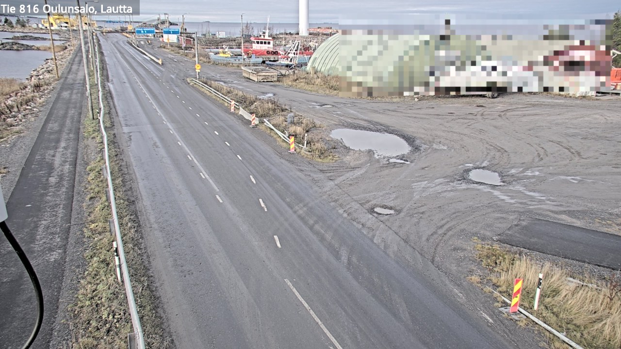 Kelikamerat Kuva Tie 816 Oulunsalo, lauttaranta, Oulu, Pohjois-Pohjanmaa