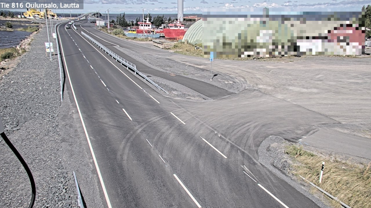 Kelikamerat Kuva Tie 816 Oulunsalo, lauttaranta, Oulu, Pohjois-Pohjanmaa