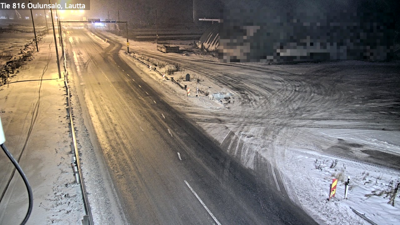 Weather Camera Image Väg 816 Uleåsalo, Oulu, Pohjois-Pohjanmaa