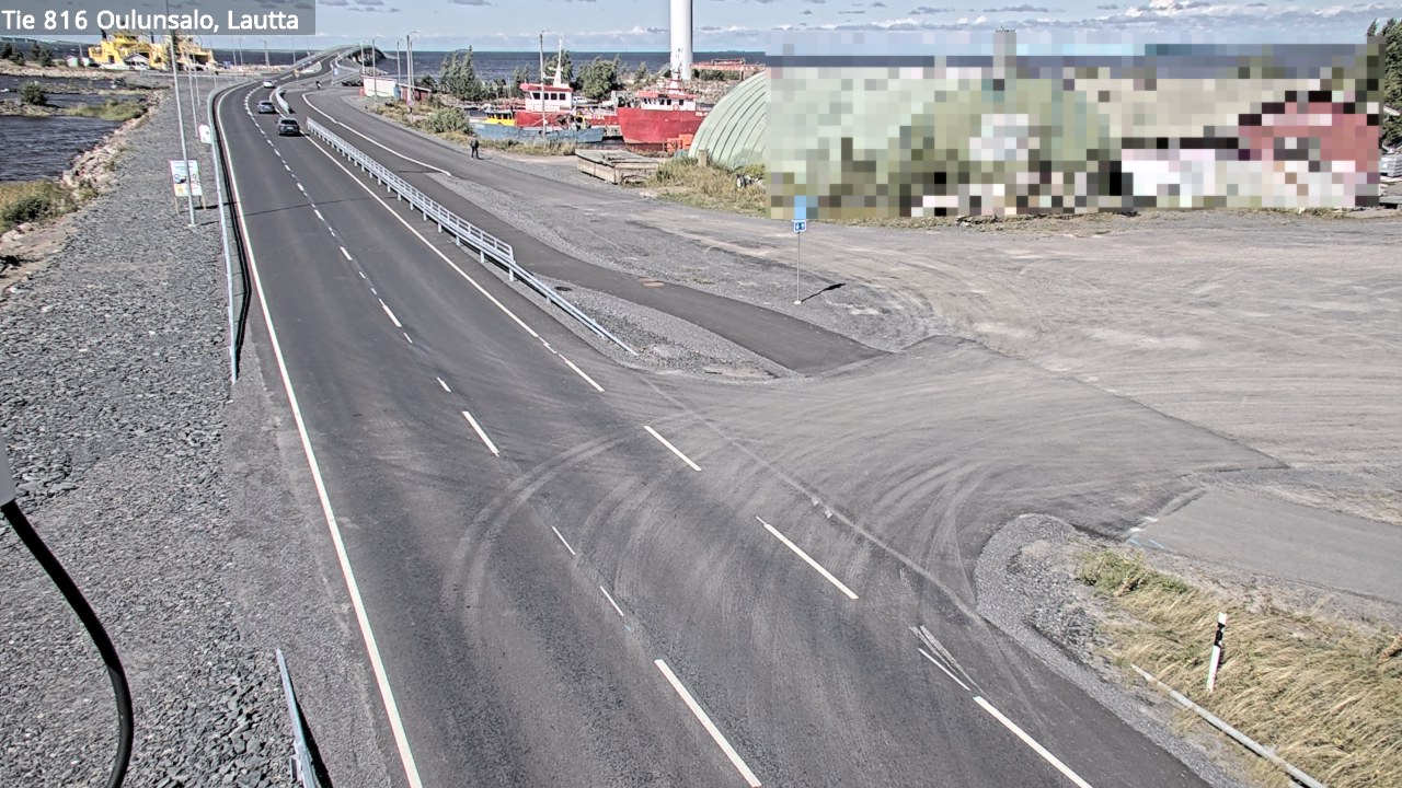 Kelikamerat Kuva Tie 816 Oulunsalo, lauttaranta, Oulu, Pohjois-Pohjanmaa