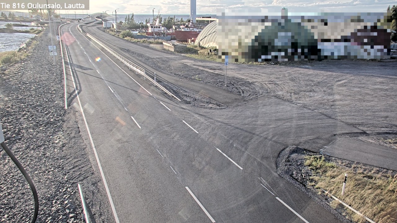 Kelikamerat Kuva Tie 816 Oulunsalo, lauttaranta, Oulu, Pohjois-Pohjanmaa