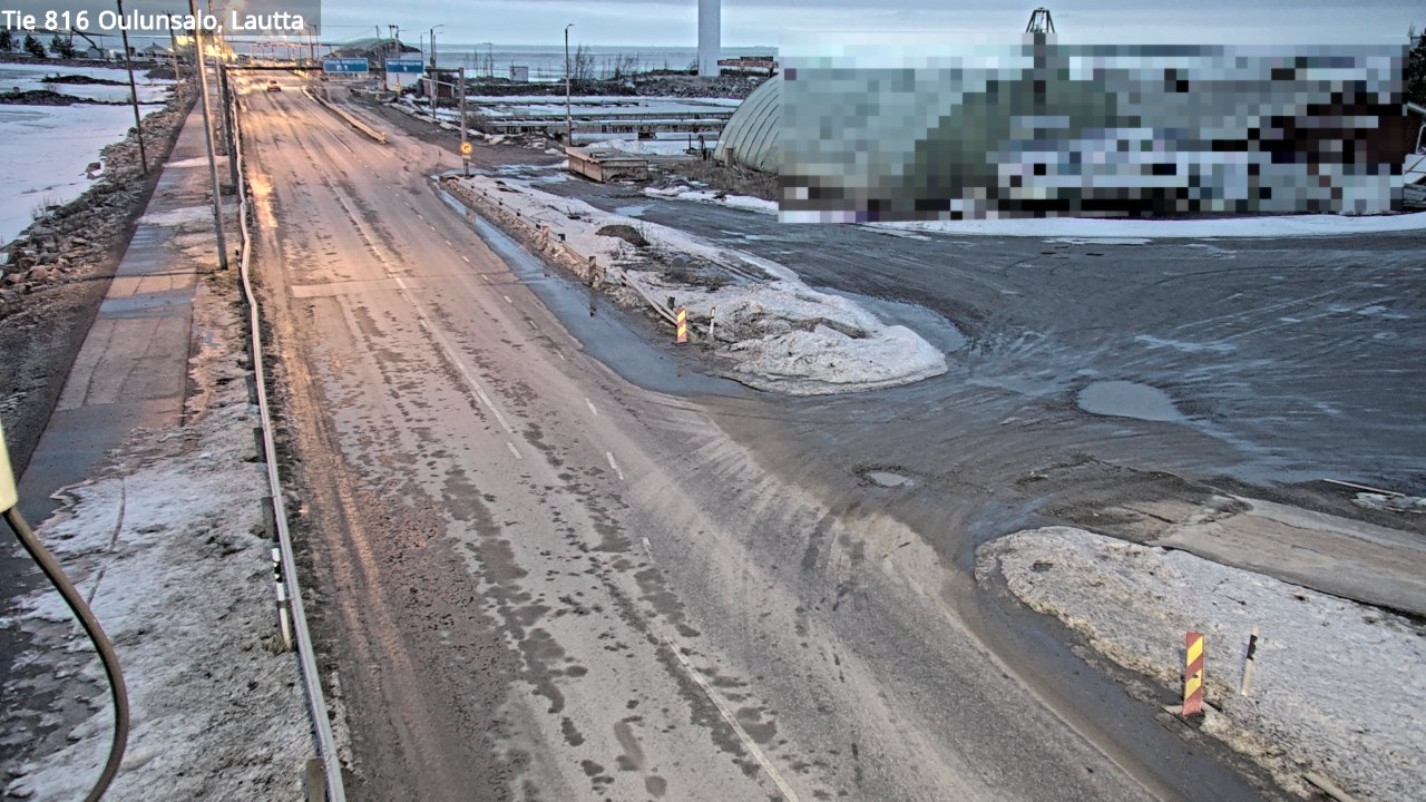 Kelikamerat Kuva Tie 816 Oulunsalo, lauttaranta, Oulu, Pohjois-Pohjanmaa