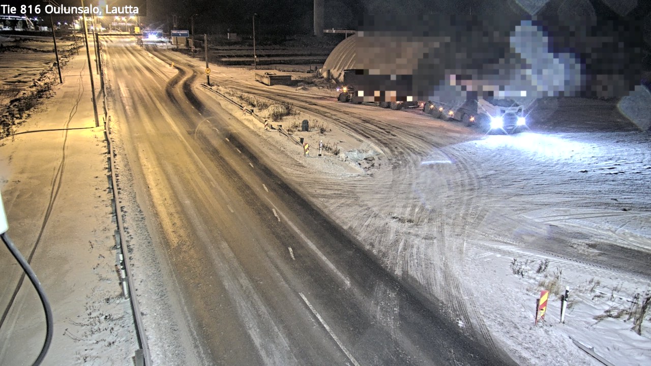 Weather Camera Image Väg 816 Uleåsalo, Oulu, Pohjois-Pohjanmaa
