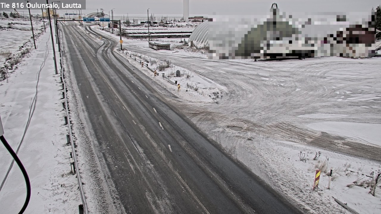 Weather Camera Image Road 816 Oulunsalo, Oulu, Pohjois-Pohjanmaa