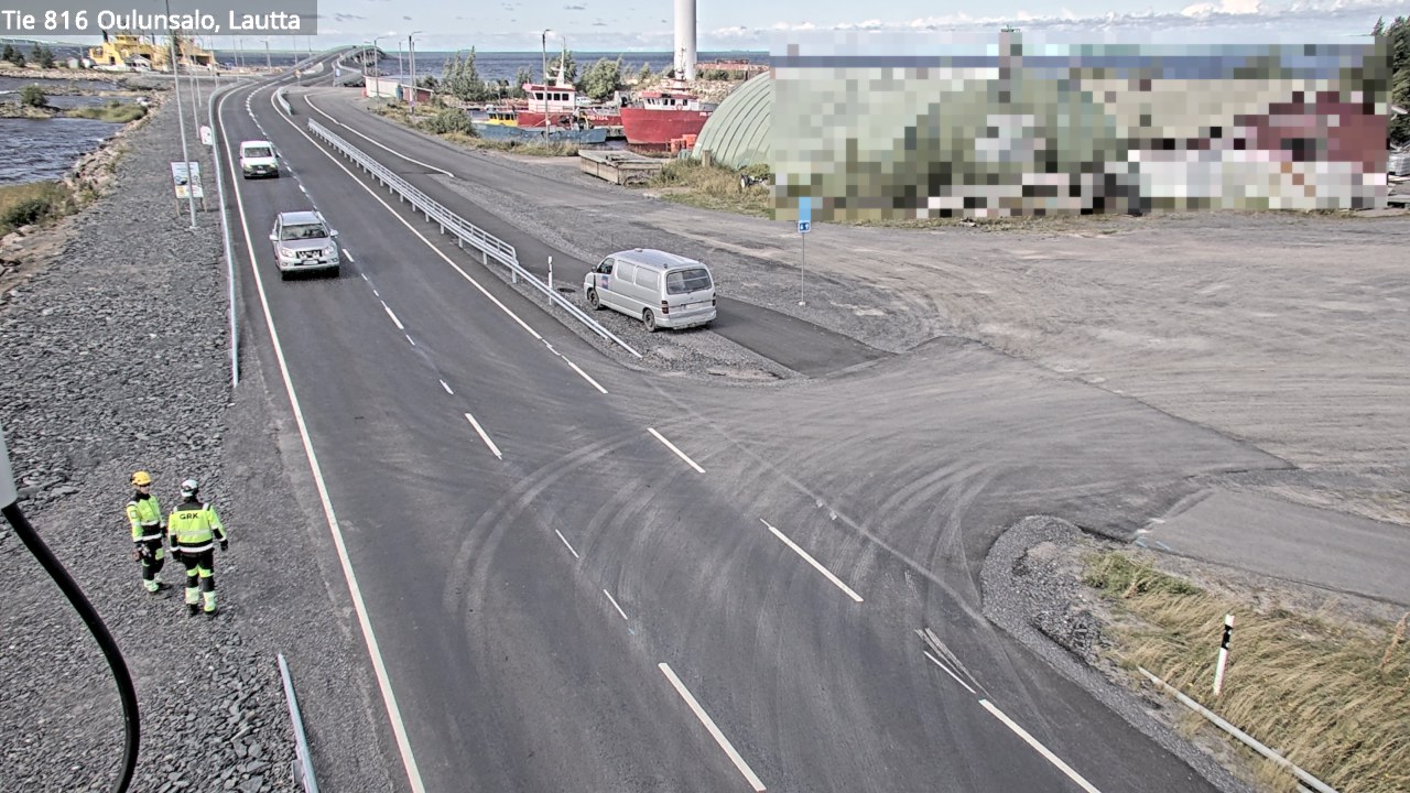 Kelikamerat Kuva Tie 816 Oulunsalo, lauttaranta, Oulu, Pohjois-Pohjanmaa