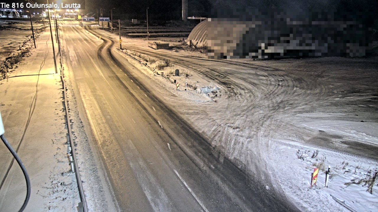 Weather Camera Image Väg 816 Uleåsalo, Oulu, Pohjois-Pohjanmaa