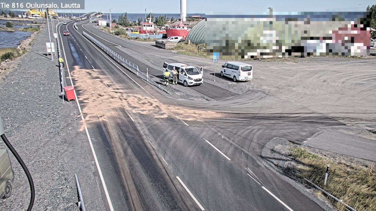 Weather Camera Image Road 816 Oulunsalo, Oulu, Pohjois-Pohjanmaa