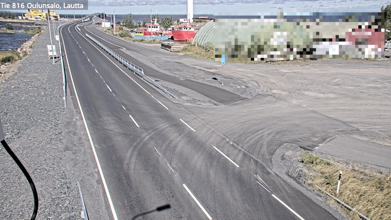 Kelikamerat Kuva Tie 816 Oulunsalo, lauttaranta, Oulu, Pohjois-Pohjanmaa
