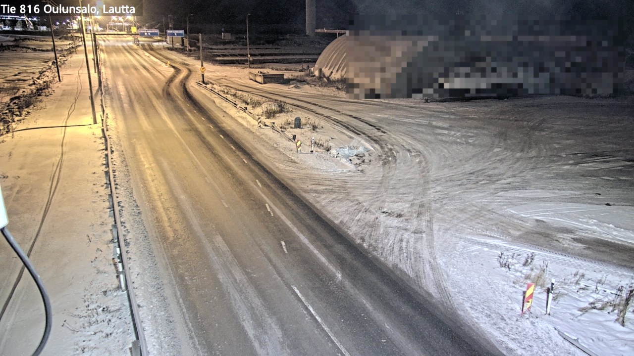 Weather Camera Image Väg 816 Uleåsalo, Oulu, Pohjois-Pohjanmaa