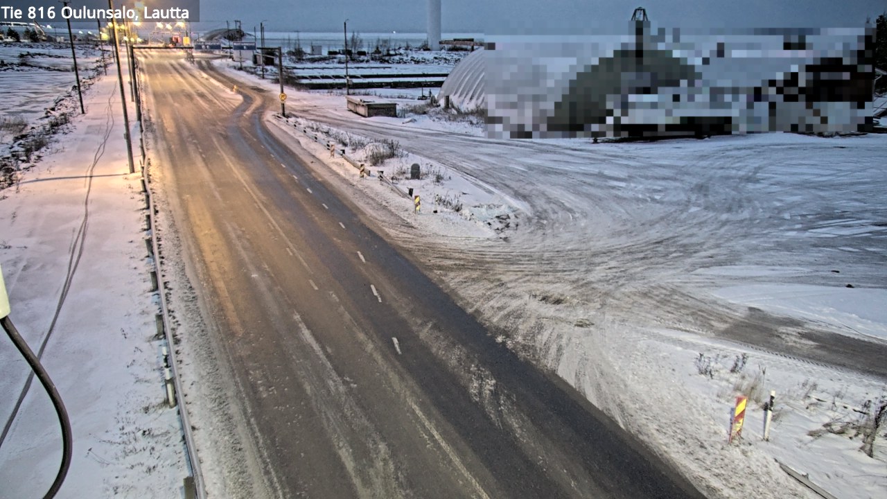 Weather Camera Image Road 816 Oulunsalo, Oulu, Pohjois-Pohjanmaa