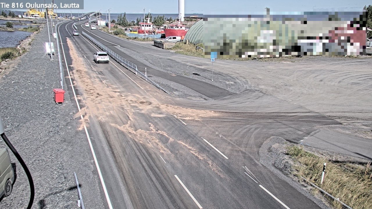 Weather Camera Image Road 816 Oulunsalo, Oulu, Pohjois-Pohjanmaa