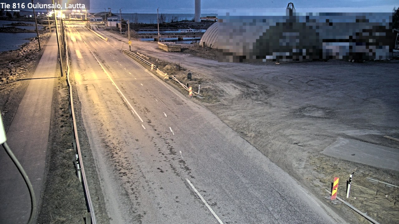 Weather Camera Image Road 816 Oulunsalo, Oulu, Pohjois-Pohjanmaa