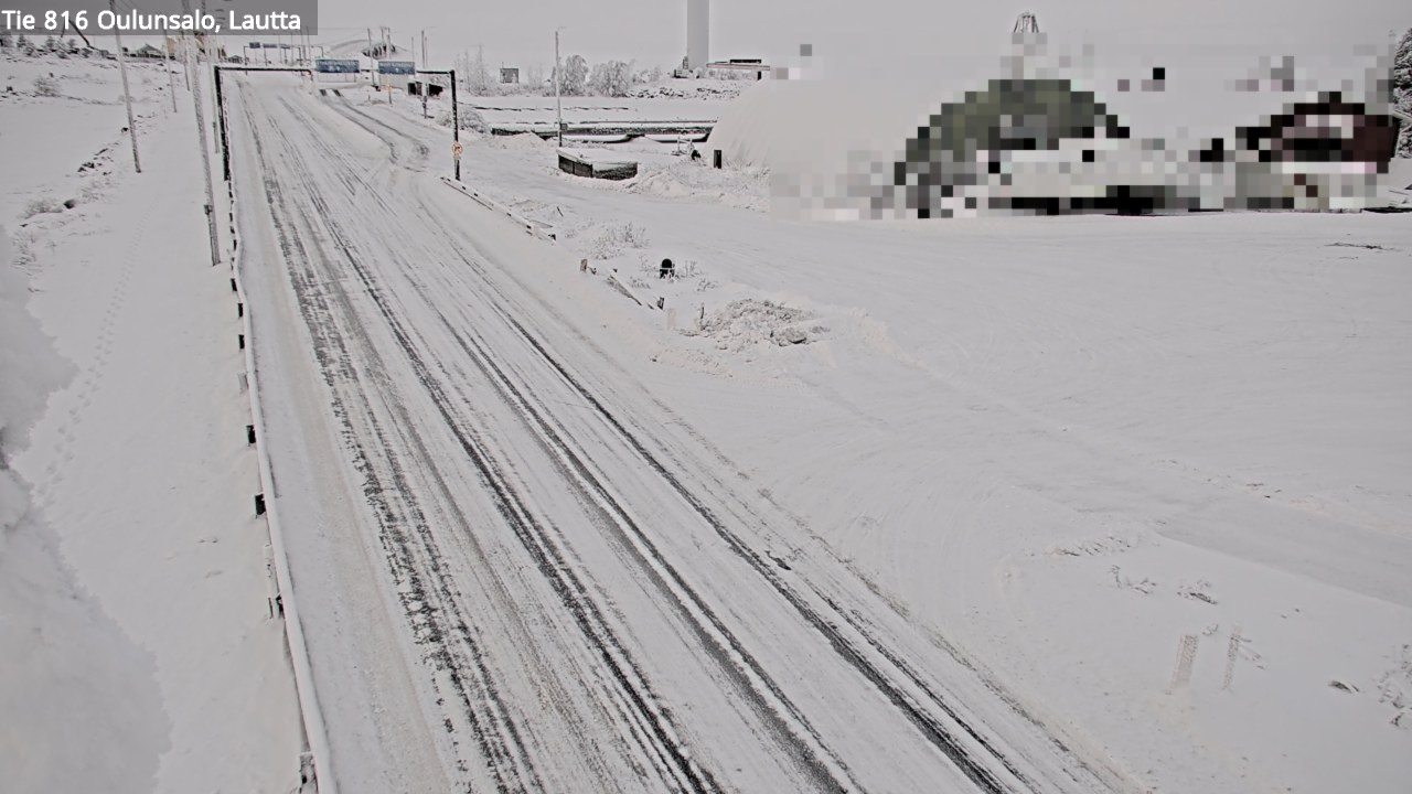 Weather Camera Image Road 816 Oulunsalo, Oulu, Pohjois-Pohjanmaa