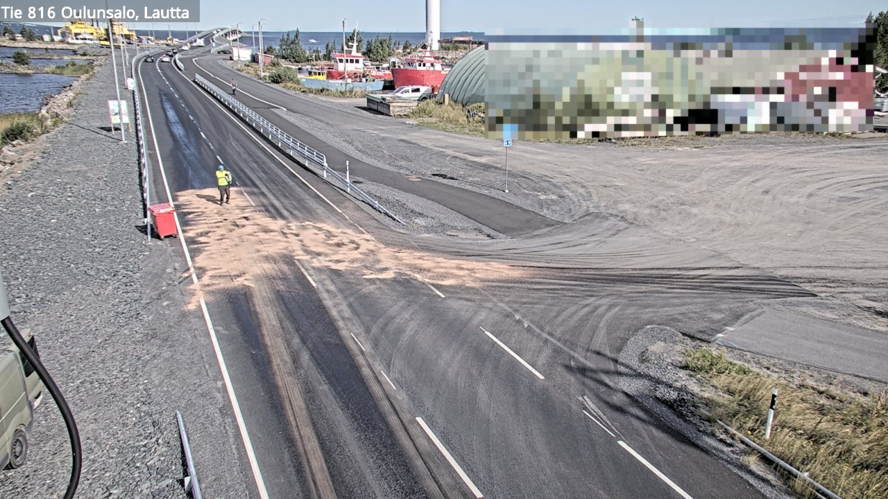 Weather Camera Image Road 816 Oulunsalo, Oulu, Pohjois-Pohjanmaa