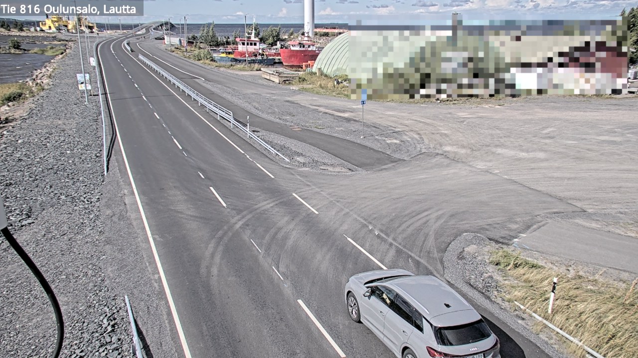 Kelikamerat Kuva Tie 816 Oulunsalo, lauttaranta, Oulu, Pohjois-Pohjanmaa