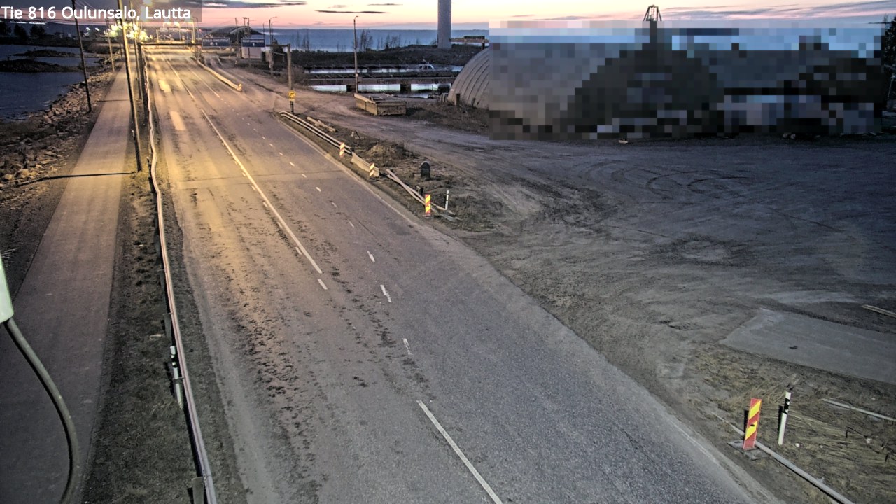Weather Camera Image Road 816 Oulunsalo, Oulu, Pohjois-Pohjanmaa