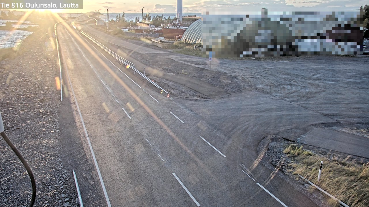 Kelikamerat Kuva Tie 816 Oulunsalo, lauttaranta, Oulu, Pohjois-Pohjanmaa