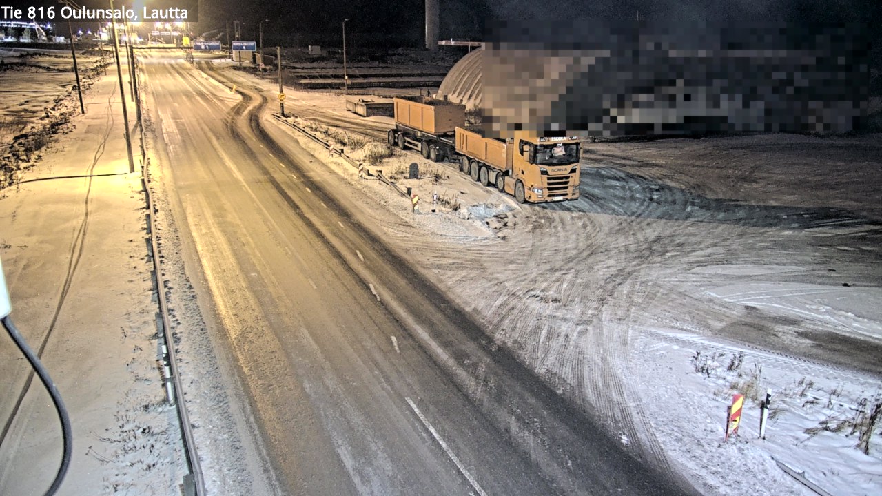 Weather Camera Image Väg 816 Uleåsalo, Oulu, Pohjois-Pohjanmaa
