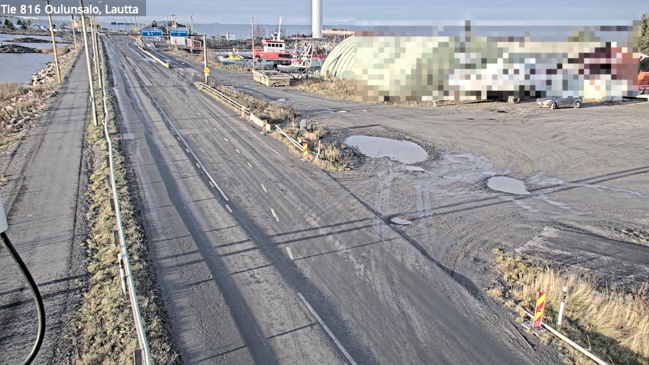 Kelikamerat Kuva Tie 816 Oulunsalo, lauttaranta, Oulu, Pohjois-Pohjanmaa