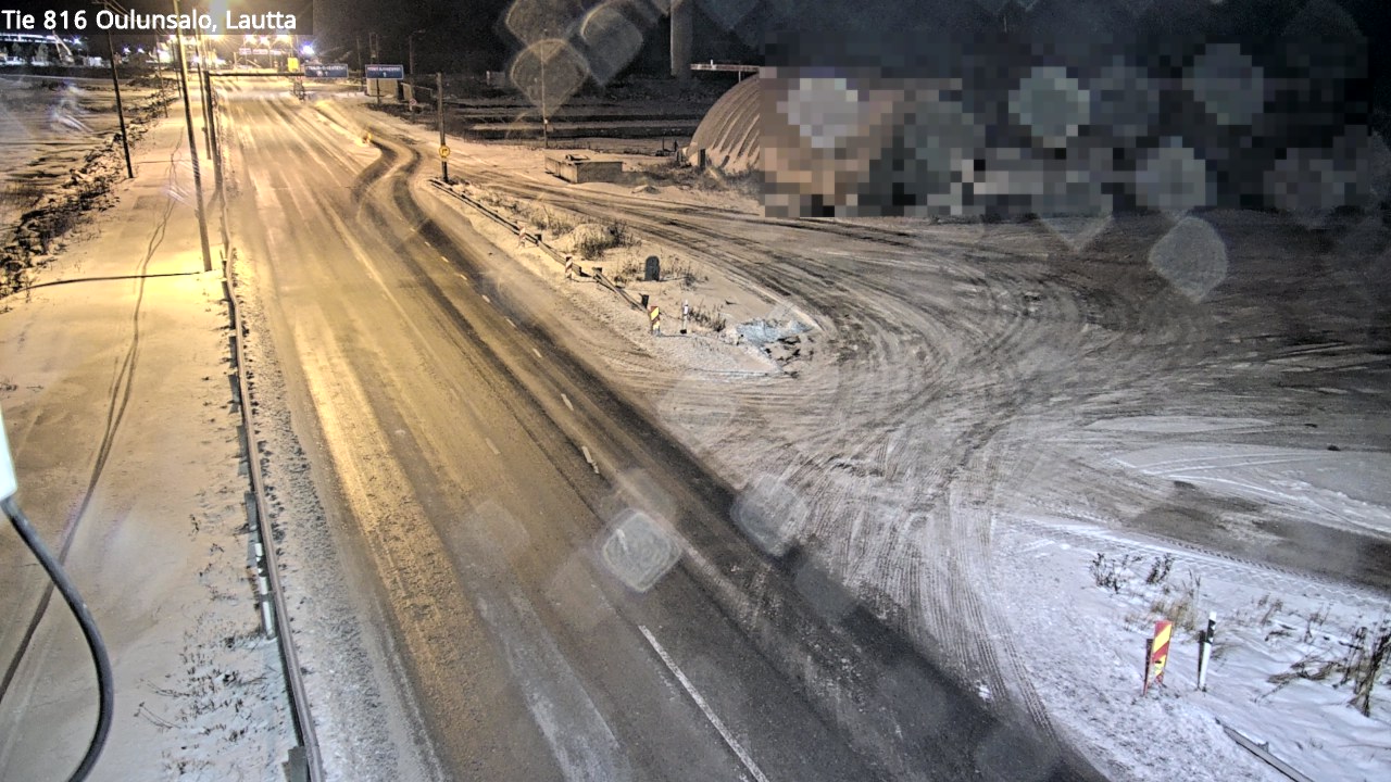 Weather Camera Image Väg 816 Uleåsalo, Oulu, Pohjois-Pohjanmaa