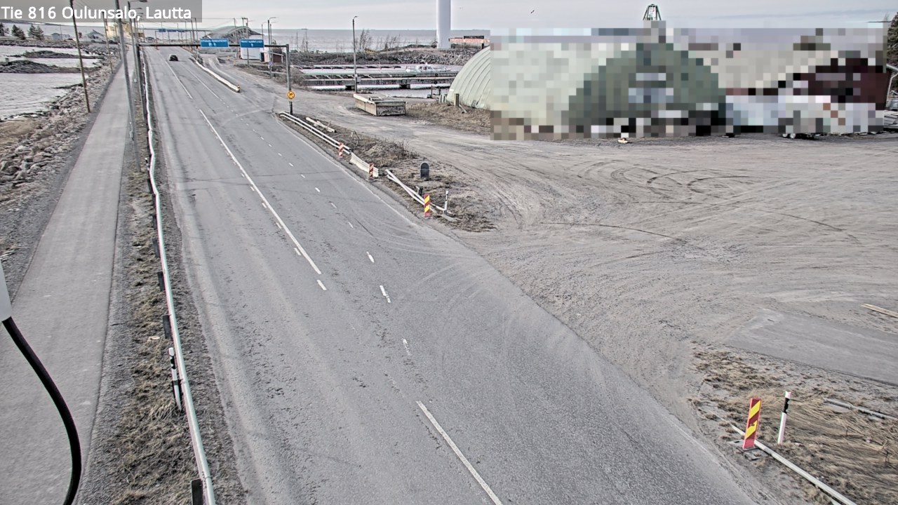Weather Camera Image Road 816 Oulunsalo, Oulu, Pohjois-Pohjanmaa