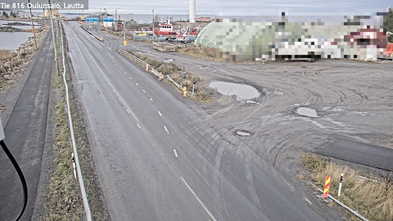 Kelikamerat Kuva Tie 816 Oulunsalo, lauttaranta, Oulu, Pohjois-Pohjanmaa