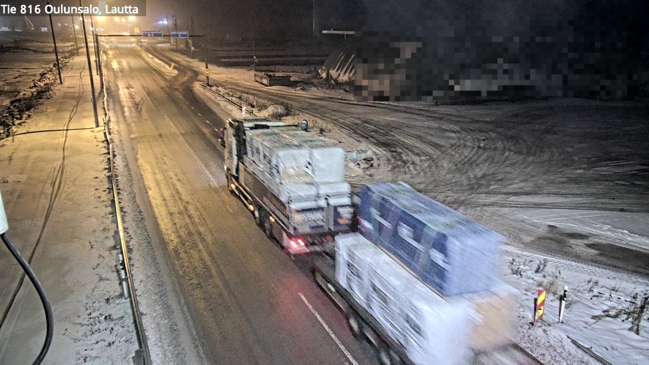 Weather Camera Image Väg 816 Uleåsalo, Oulu, Pohjois-Pohjanmaa
