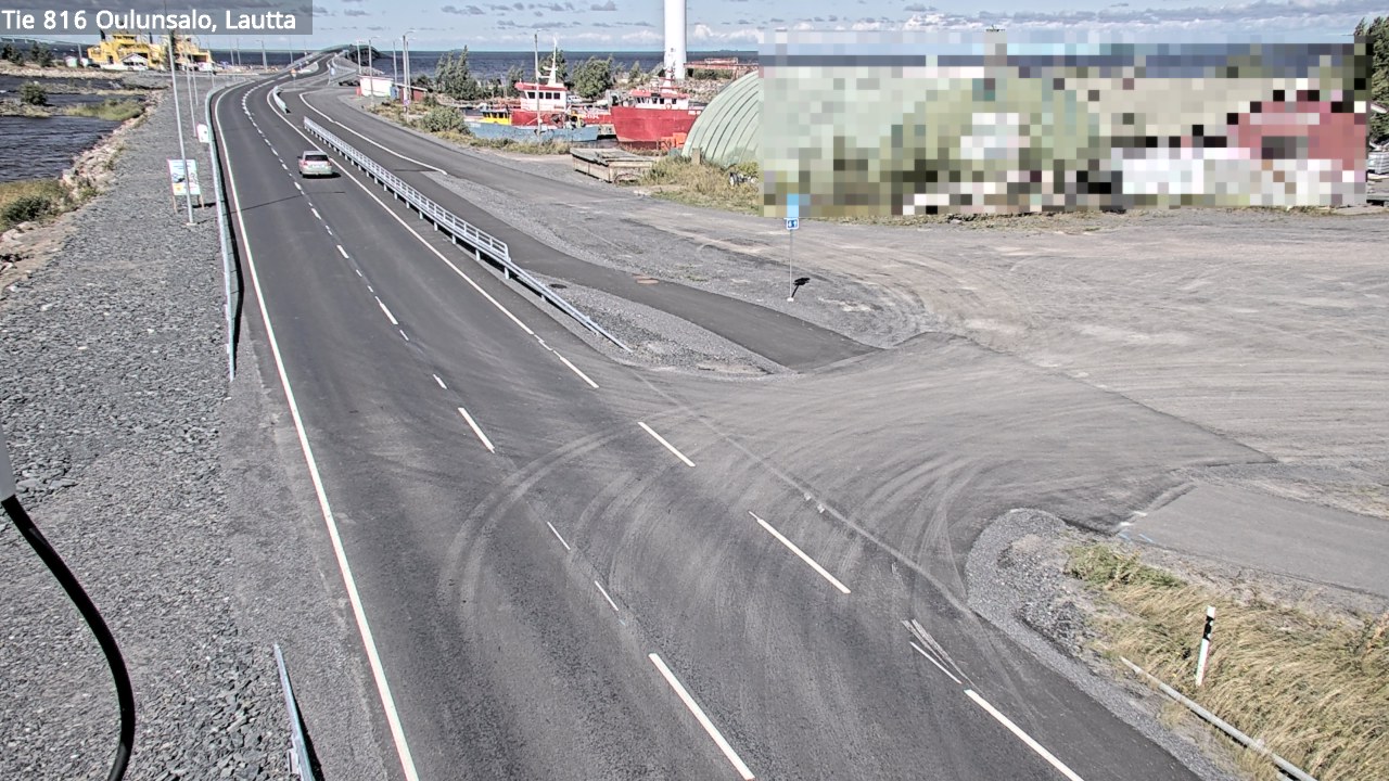 Kelikamerat Kuva Tie 816 Oulunsalo, lauttaranta, Oulu, Pohjois-Pohjanmaa