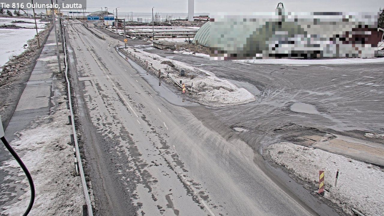 Weather Camera Image Väg 816 Uleåsalo, Oulu, Pohjois-Pohjanmaa