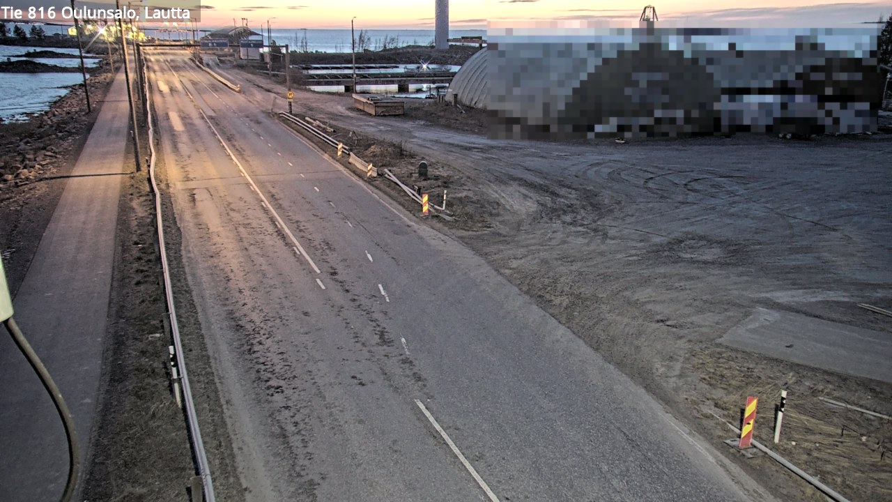 Weather Camera Image Road 816 Oulunsalo, Oulu, Pohjois-Pohjanmaa