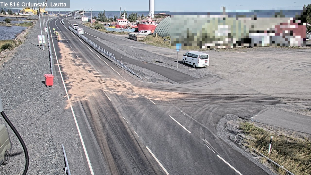 Weather Camera Image Road 816 Oulunsalo, Oulu, Pohjois-Pohjanmaa