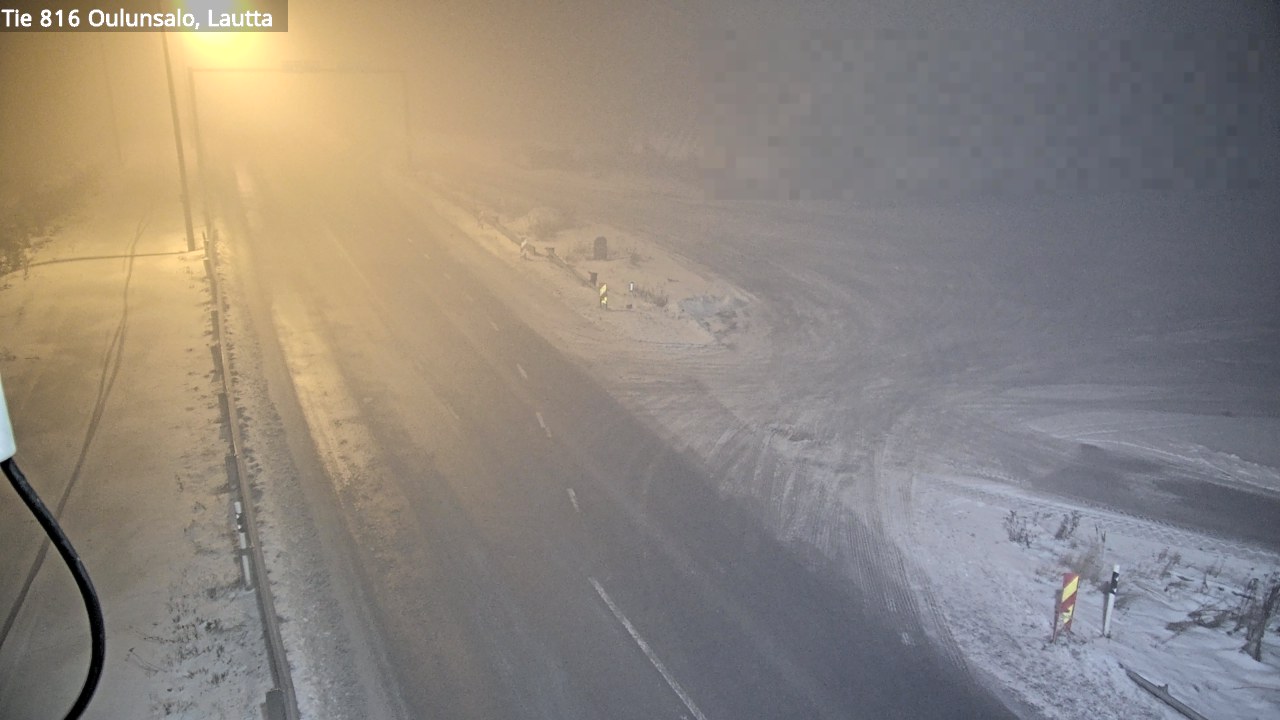 Weather Camera Image Väg 816 Uleåsalo, Oulu, Pohjois-Pohjanmaa
