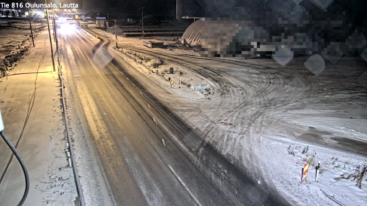 Weather Camera Image Väg 816 Uleåsalo, Oulu, Pohjois-Pohjanmaa