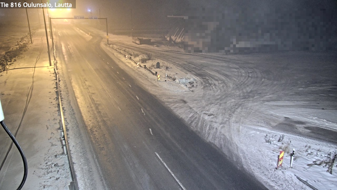 Weather Camera Image Väg 816 Uleåsalo, Oulu, Pohjois-Pohjanmaa