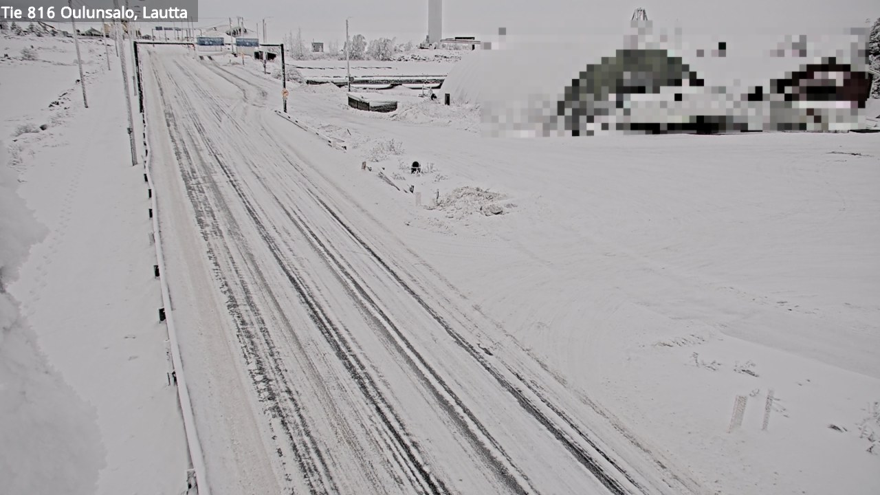 Weather Camera Image Road 816 Oulunsalo, Oulu, Pohjois-Pohjanmaa