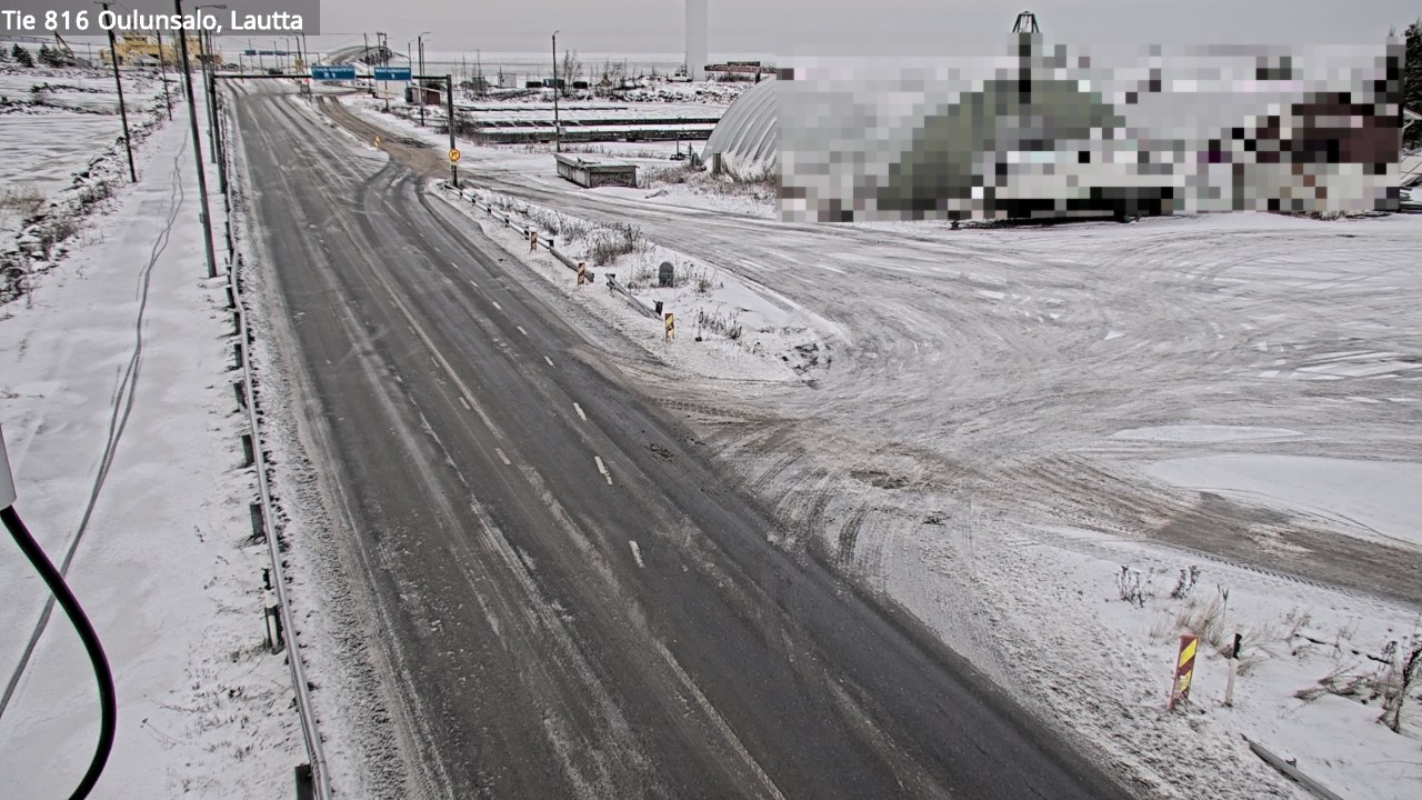 Weather Camera Image Väg 816 Uleåsalo, Oulu, Pohjois-Pohjanmaa