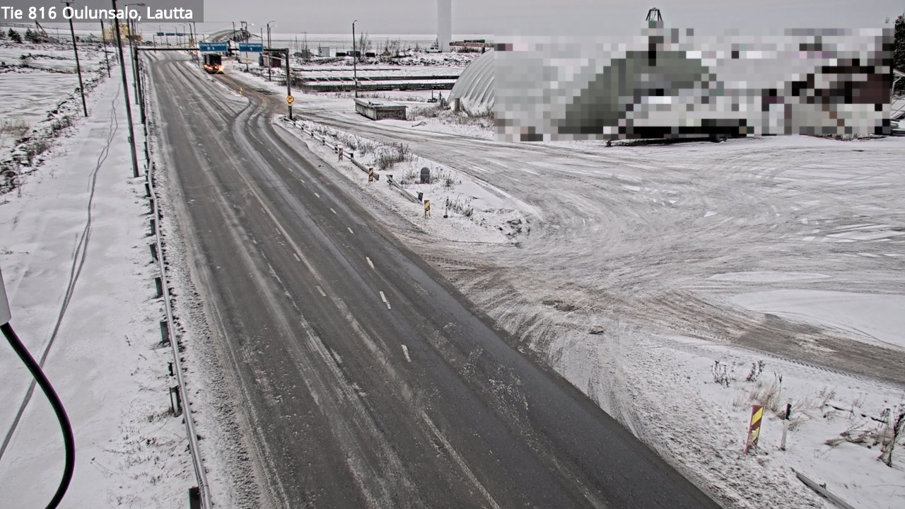 Weather Camera Image Väg 816 Uleåsalo, Oulu, Pohjois-Pohjanmaa
