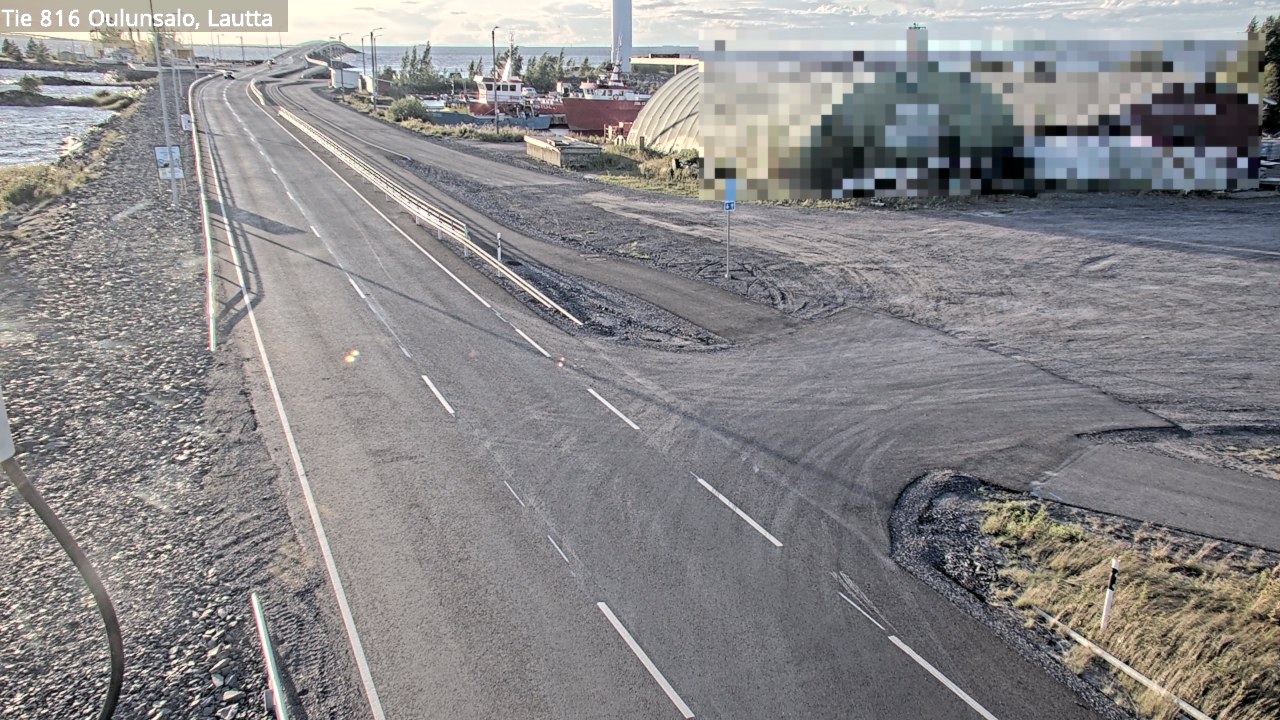 Kelikamerat Kuva Tie 816 Oulunsalo, lauttaranta, Oulu, Pohjois-Pohjanmaa
