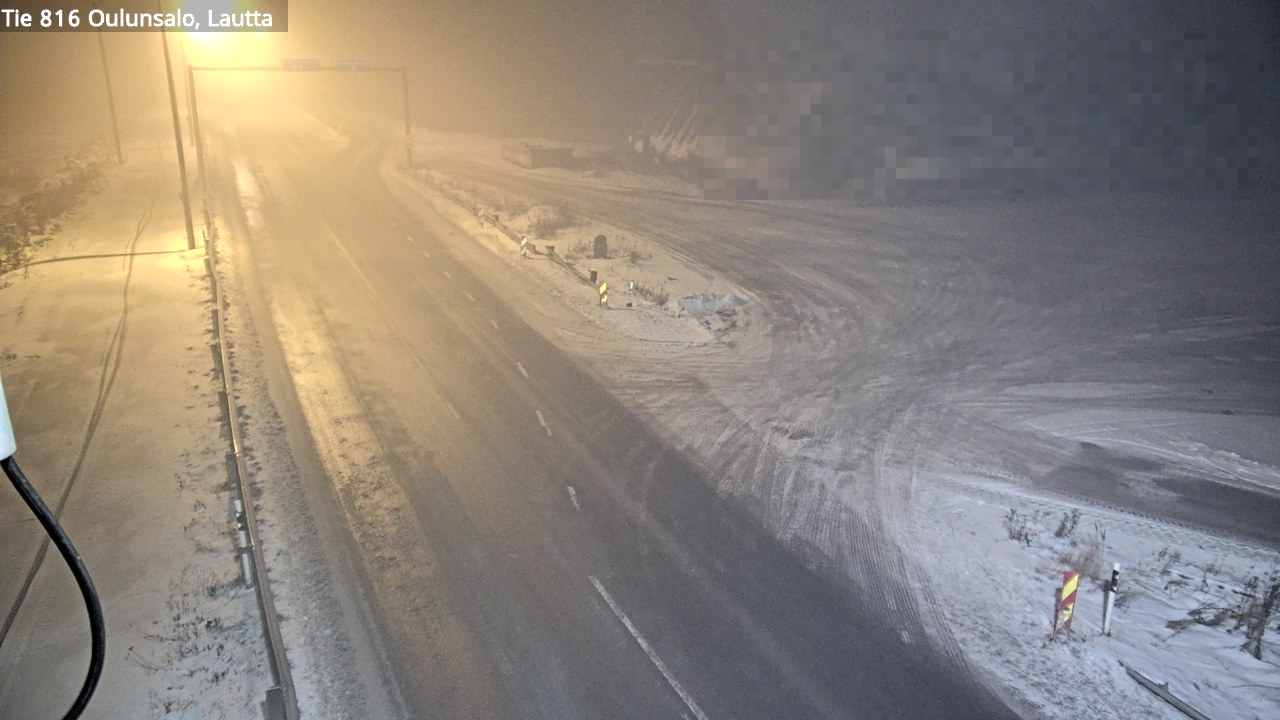 Weather Camera Image Väg 816 Uleåsalo, Oulu, Pohjois-Pohjanmaa