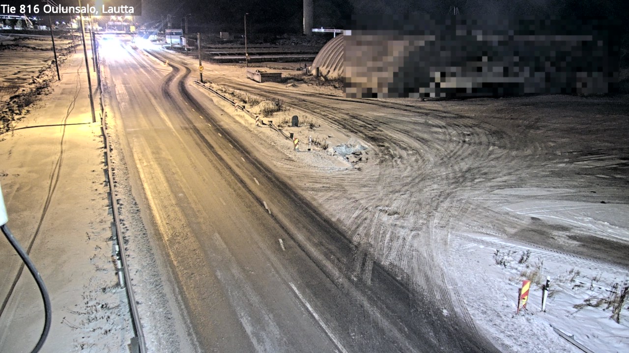 Weather Camera Image Väg 816 Uleåsalo, Oulu, Pohjois-Pohjanmaa