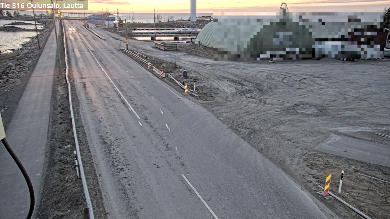 Weather Camera Image Road 816 Oulunsalo, Oulu, Pohjois-Pohjanmaa