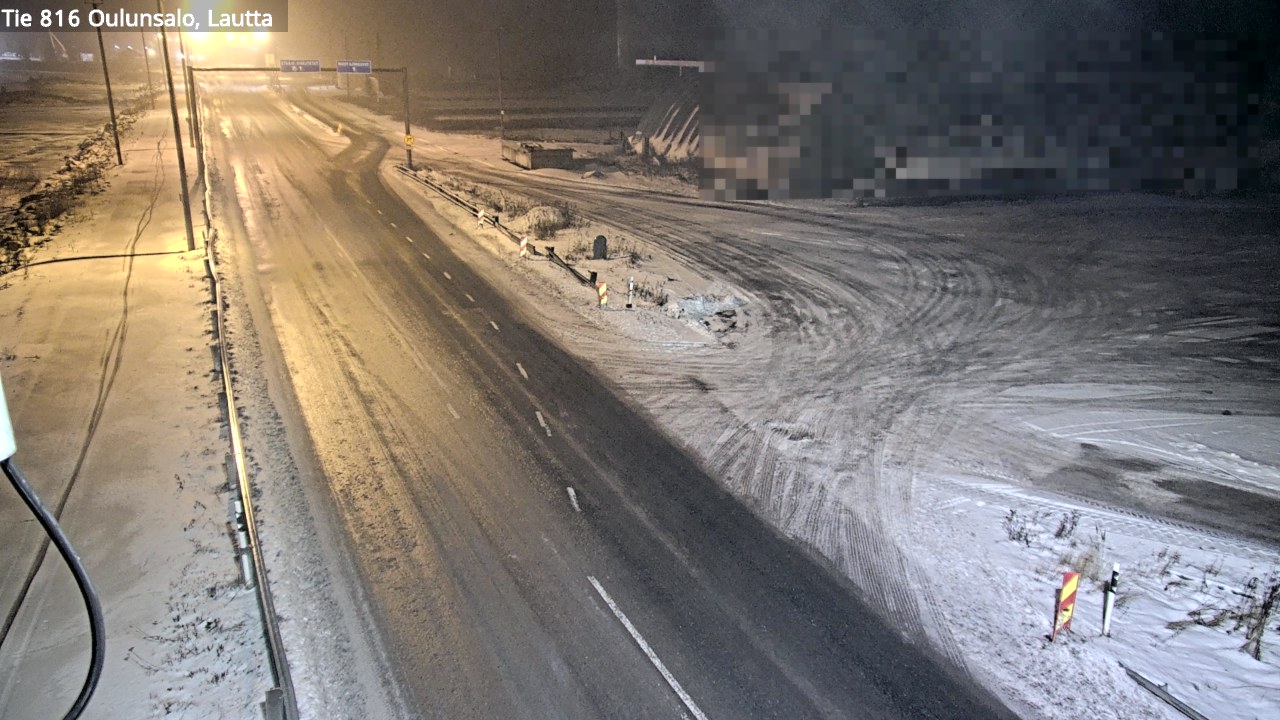 Weather Camera Image Väg 816 Uleåsalo, Oulu, Pohjois-Pohjanmaa