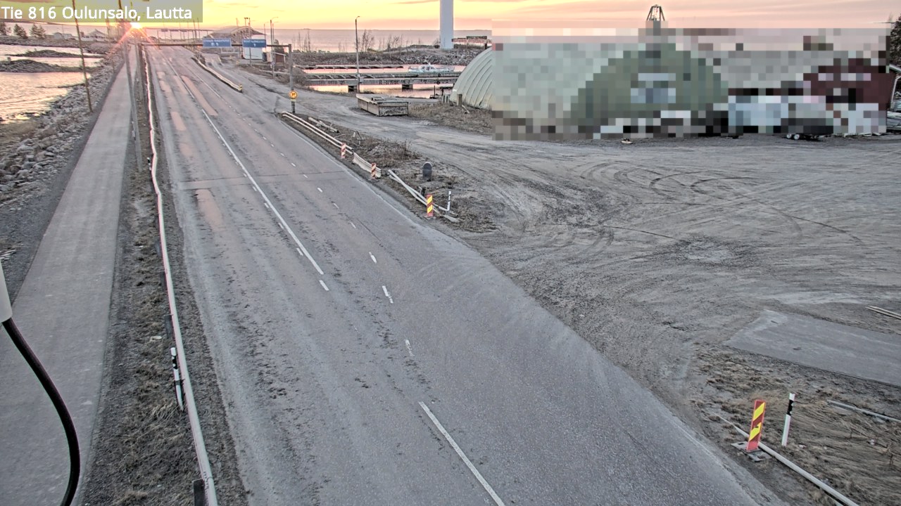 Weather Camera Image Road 816 Oulunsalo, Oulu, Pohjois-Pohjanmaa