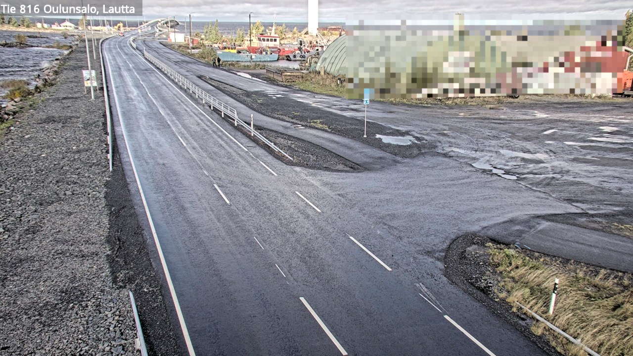 Kelikamerat Kuva Tie 816 Oulunsalo, lauttaranta, Oulu, Pohjois-Pohjanmaa
