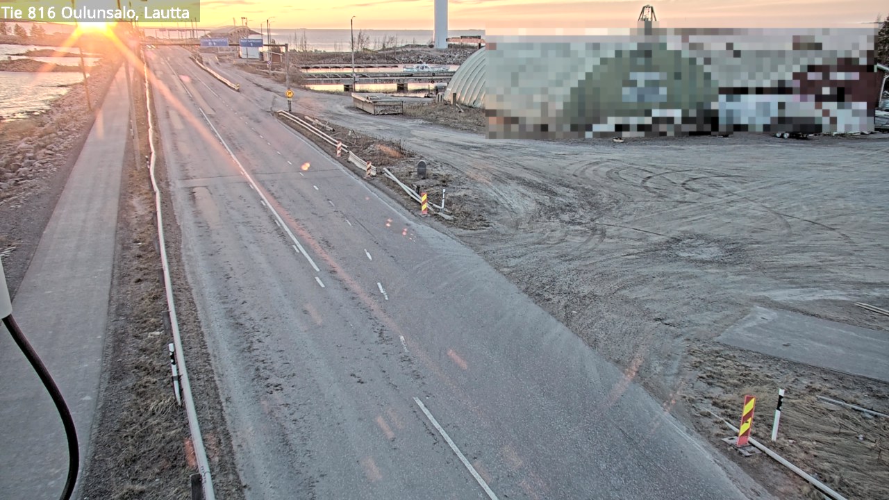 Weather Camera Image Road 816 Oulunsalo, Oulu, Pohjois-Pohjanmaa