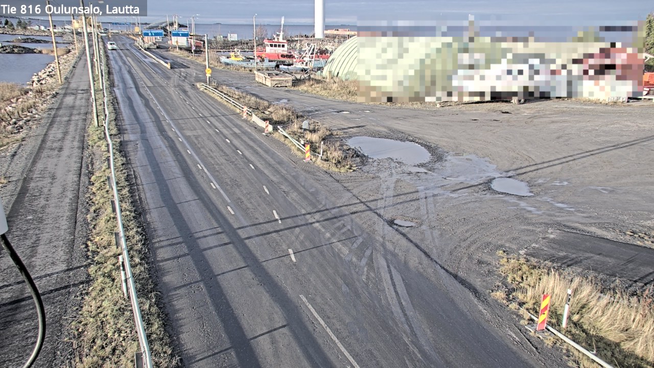 Kelikamerat Kuva Tie 816 Oulunsalo, lauttaranta, Oulu, Pohjois-Pohjanmaa