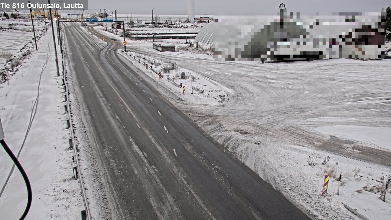 Weather Camera Image Väg 816 Uleåsalo, Oulu, Pohjois-Pohjanmaa