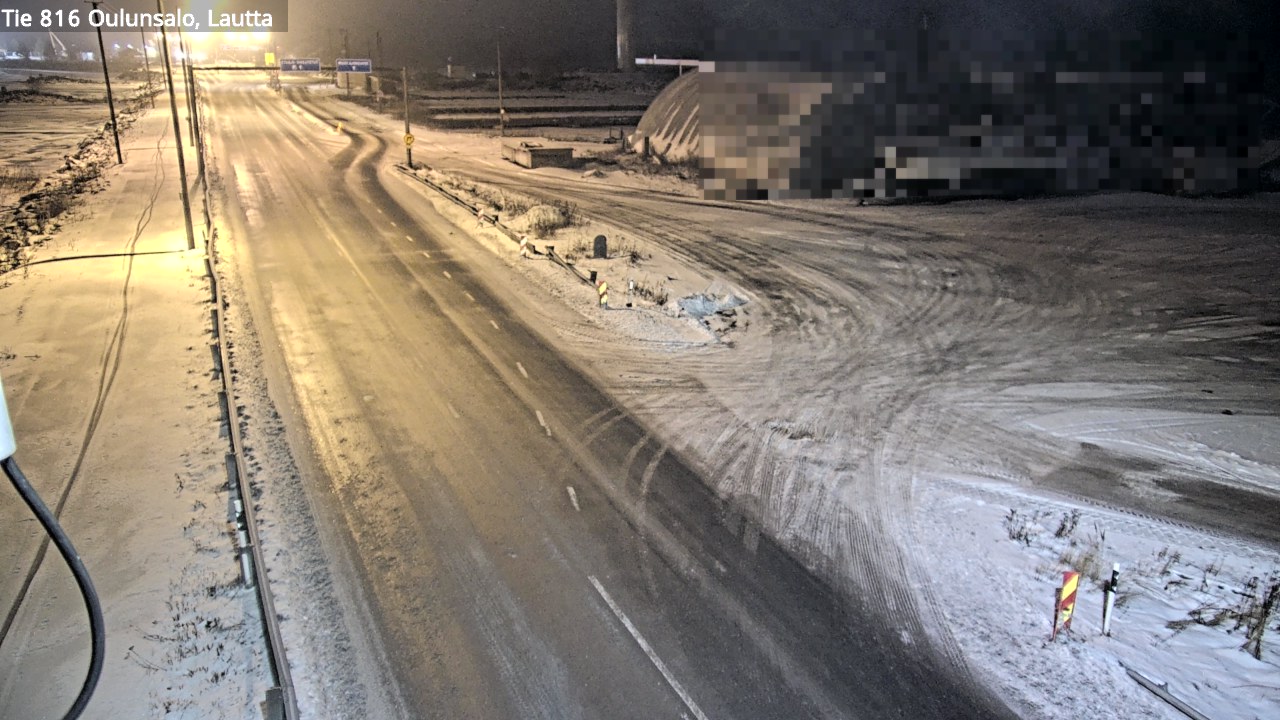Weather Camera Image Väg 816 Uleåsalo, Oulu, Pohjois-Pohjanmaa
